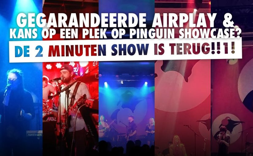 Zondagavond om 22:00 uur de 2 Minuten Show!