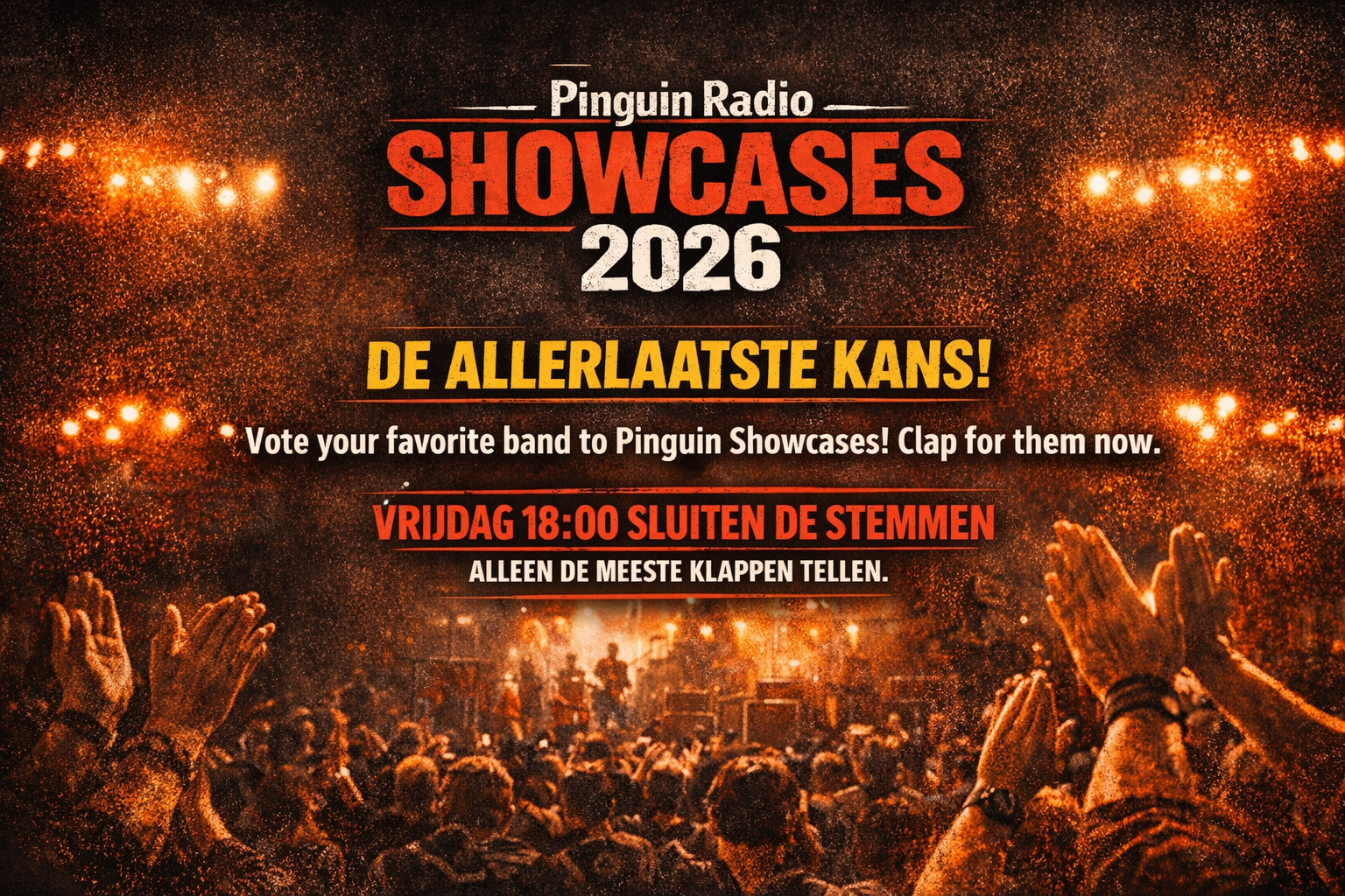 Laatste kans voor 2 Minuten Show Bands