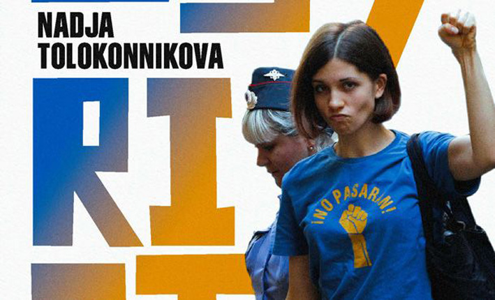 Nadja Tolokonnikova (Pussy Riot) komt naar BorderKitchen