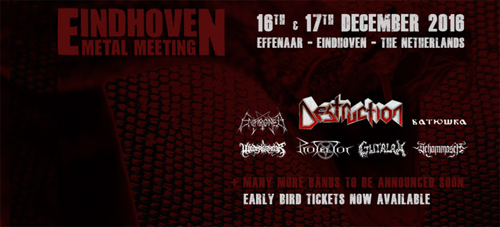 Eerste namen Eindhoven Metal Meeting 2016