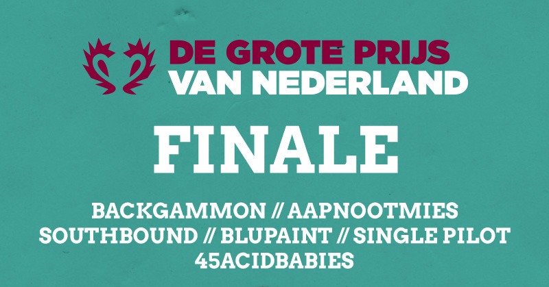 Win Tickets voor band finale Grote Prijs van Nederland