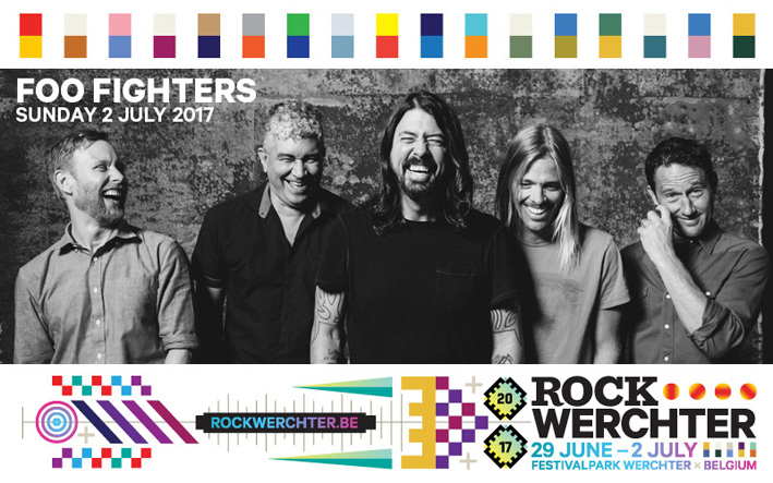 Foo Fighters naar Rock Werchter 2017