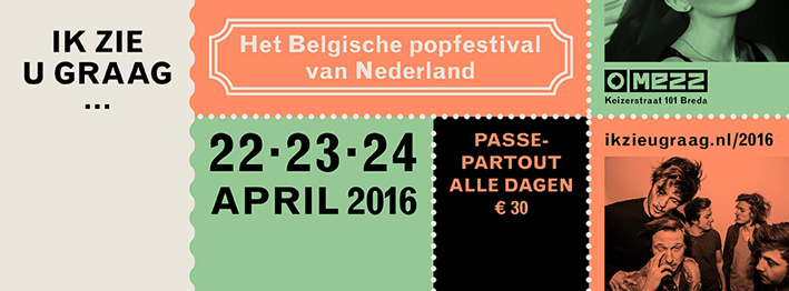 Nieuwe bevestigingen voor Ik Zie U Graag … 22 en 23 april 2016