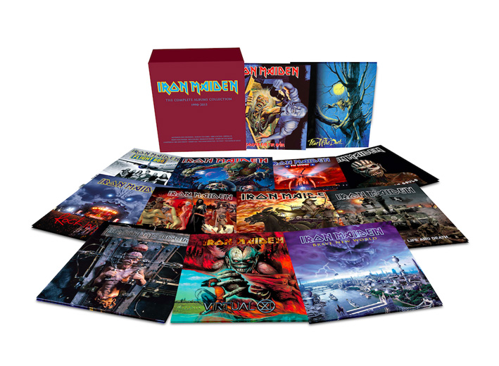 Iron Maiden vinyl reissues – 12 albums op 180 grams vinyl