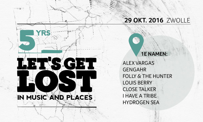 Eerste namen jubileumeditie Let’s Get Lost