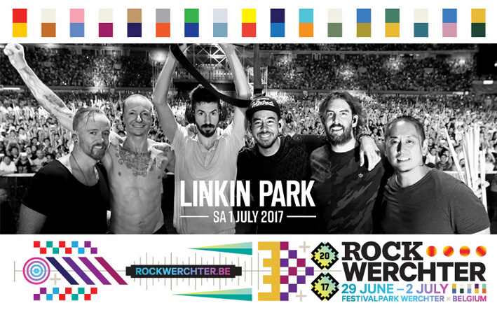 Linkin Park naar Rock Werchter 2017