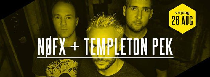 NØFX en Templeton Pek (UK) op 26 augustus naar de Kroepoekfabriek