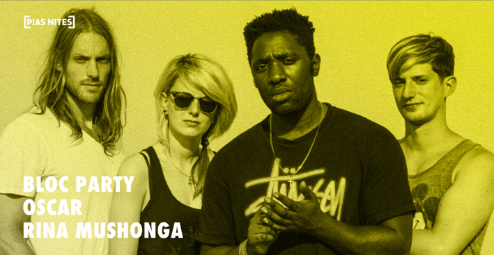 Win Tickets voor Nites met Bloc Party, Oscar en Rina Mushonga