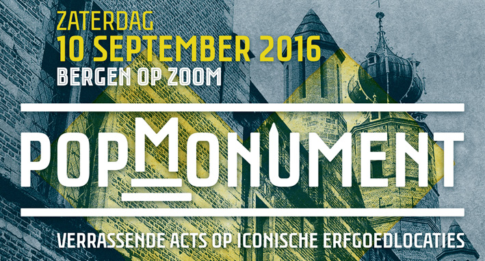 Muziekfestival PopMonument 2016 presenteert eerste namen