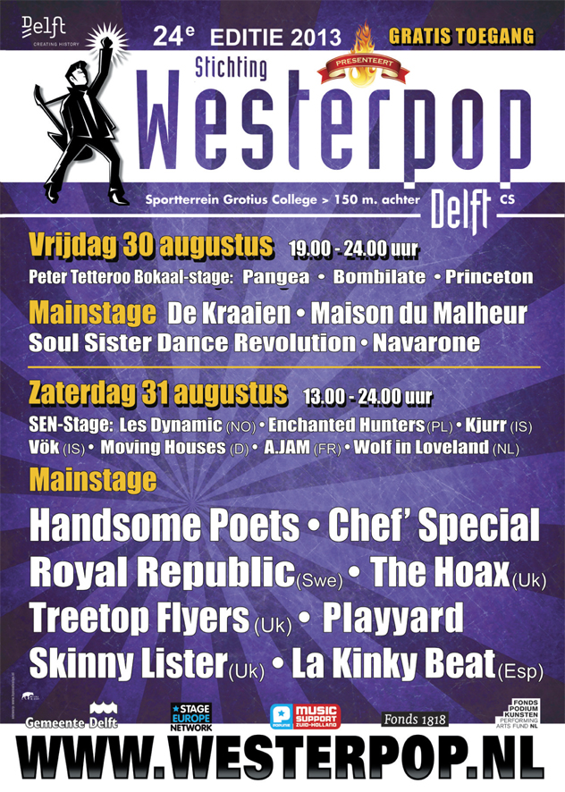 Backstage bij Westerpop!