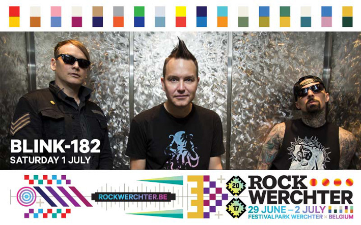 Rock Werchter 2017: Blink-182 op zaterdag 1 juli
