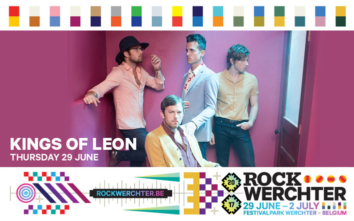 Kings of Leon op 29 juni naar Rock Werchter 2017