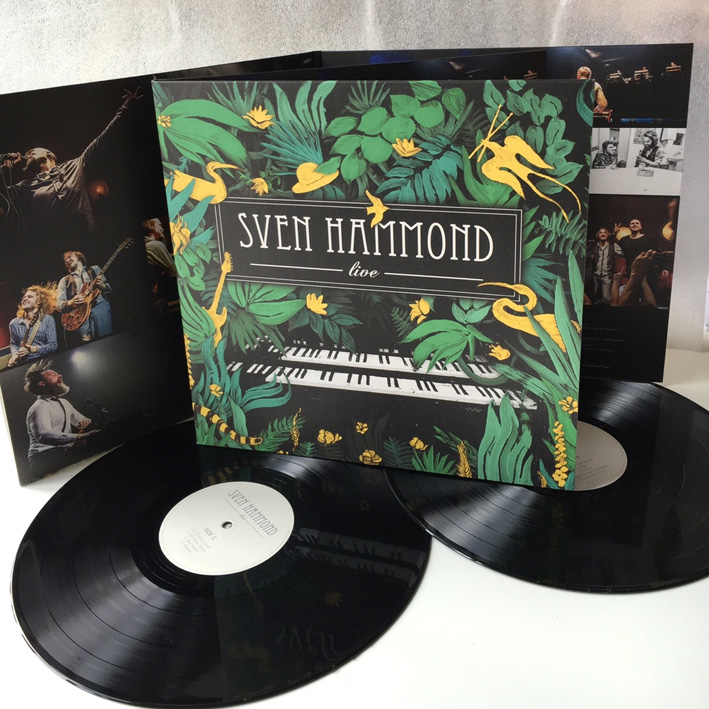 Win dubbel LP van Sven Hammond Live