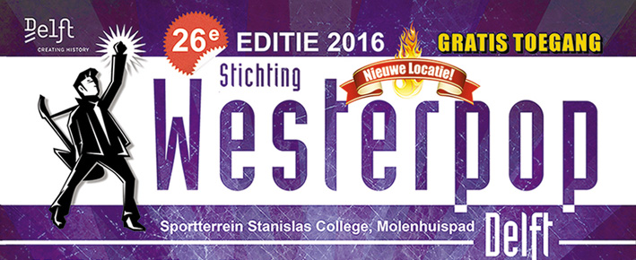Programma Westerpop 2016 bekend
