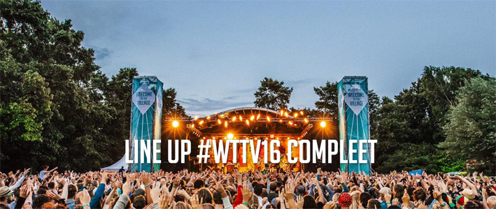 Line up Welcome to The Village 2016 compleet