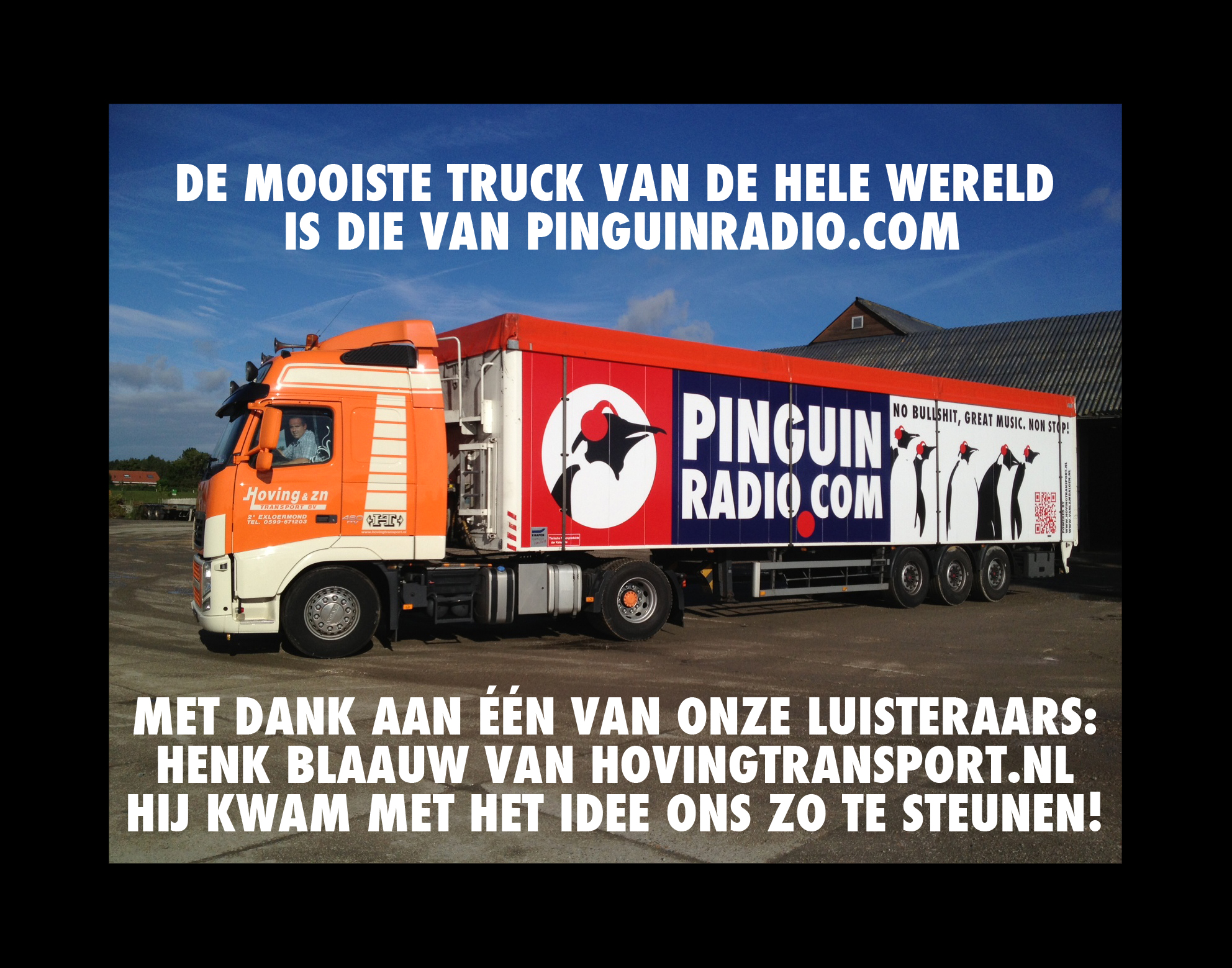 De rijdende Pinguin!