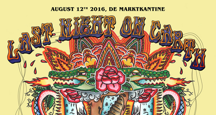 Last Night On Earth op 12 augustus in de Marktkantine Amsterdam