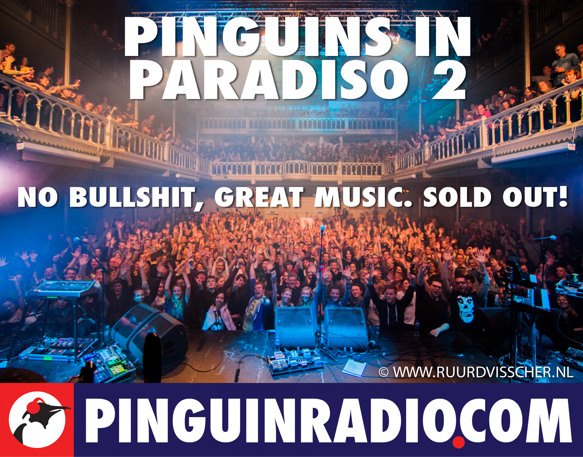 Sfeerimpressie Pinguins in Paradiso 2015